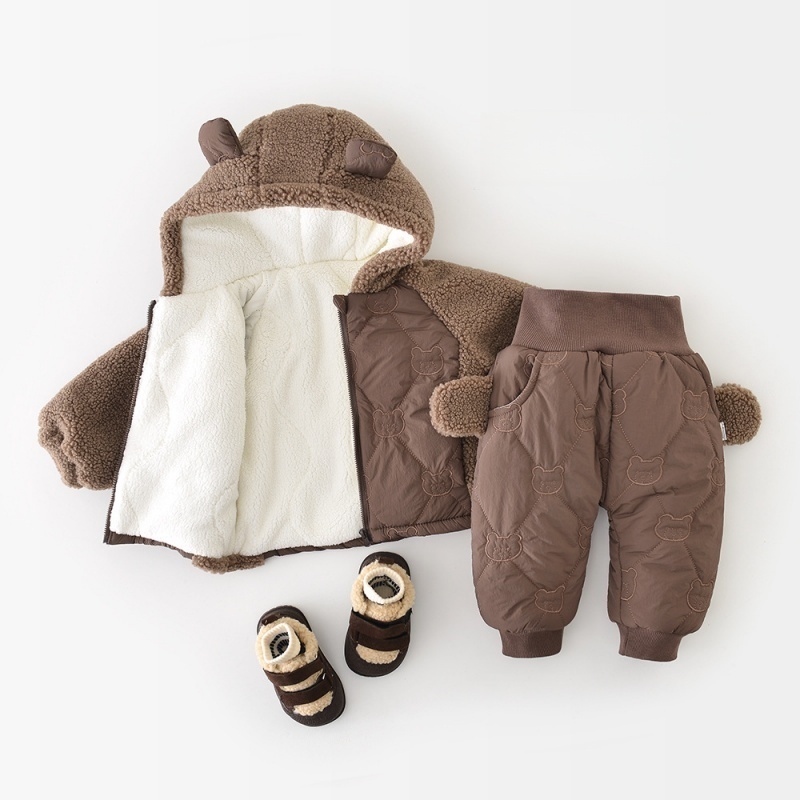Baby Toddler 2-Piece Bear Warm Set