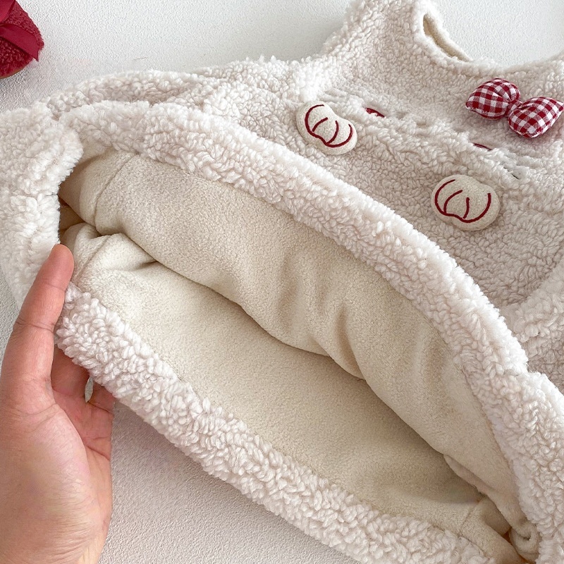 Baby Toddler Girls' Wool Lambswool Vest Dress