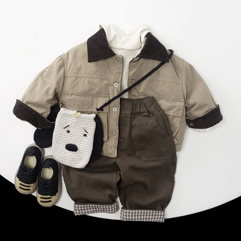 Baby Kids' Casual Fleece Pants