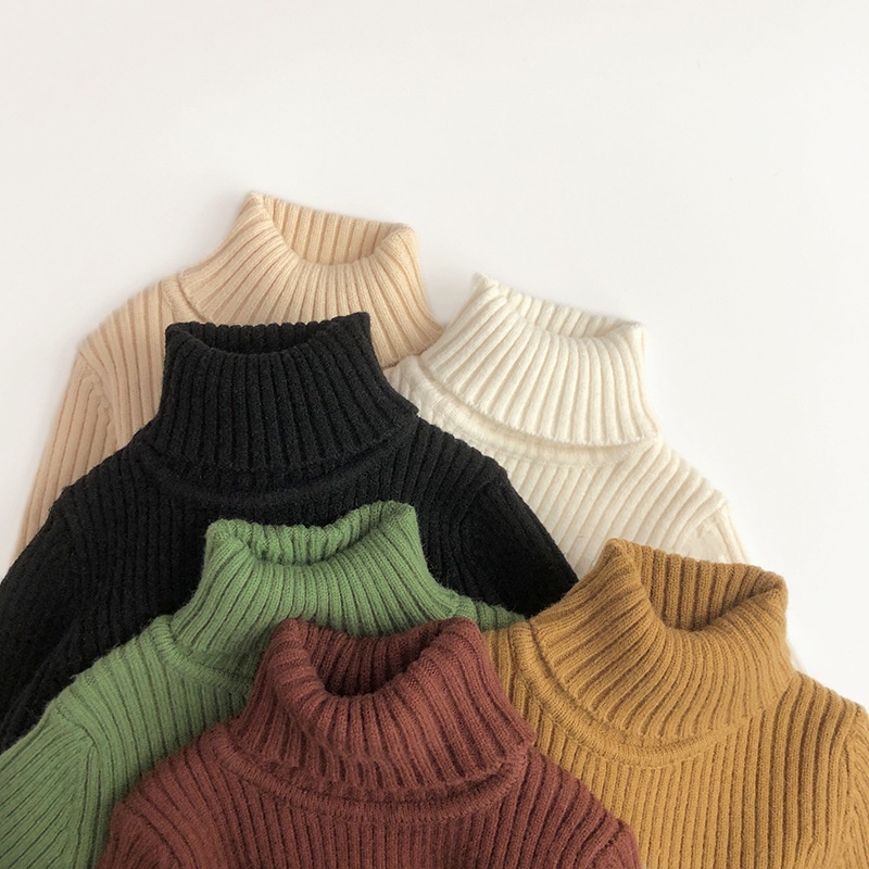 Baby & Kids Multi-Color High-Neck Base Layer Sweater