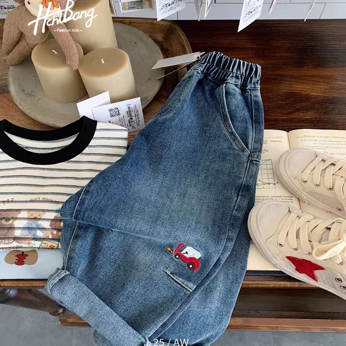 Baby & Kids Denim Car Pants