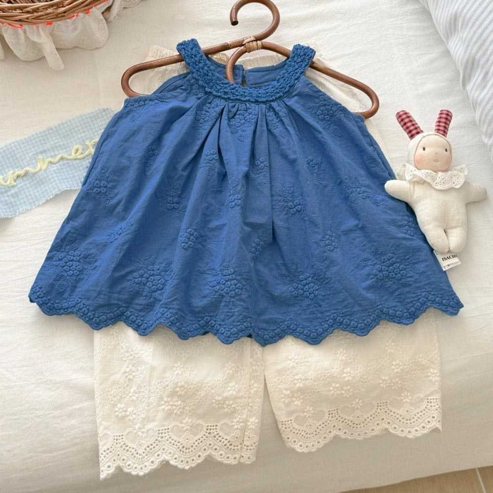 Toddler & Kids Blue Tank and Pants Set