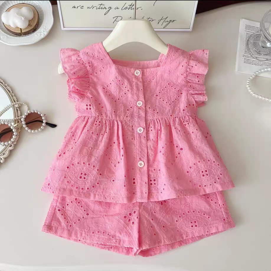 Baby & Kids Girls Lace 2-piece Set