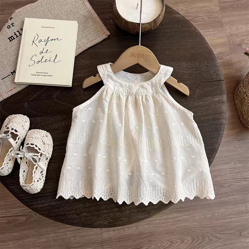 2-Piece Toddler Girls' Halter Shorts with Lace Set