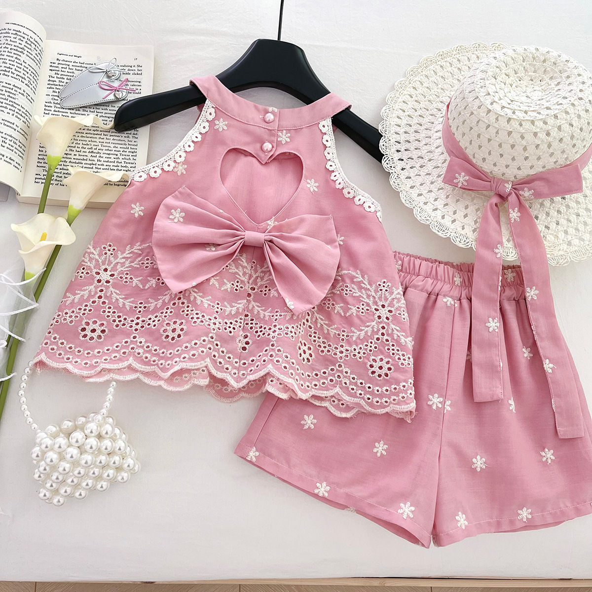 Baby& Kid Sleeveless Vest Top and Pants Set