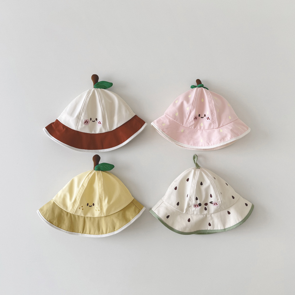 Baby Fruit Smiley Face Bucket Hat