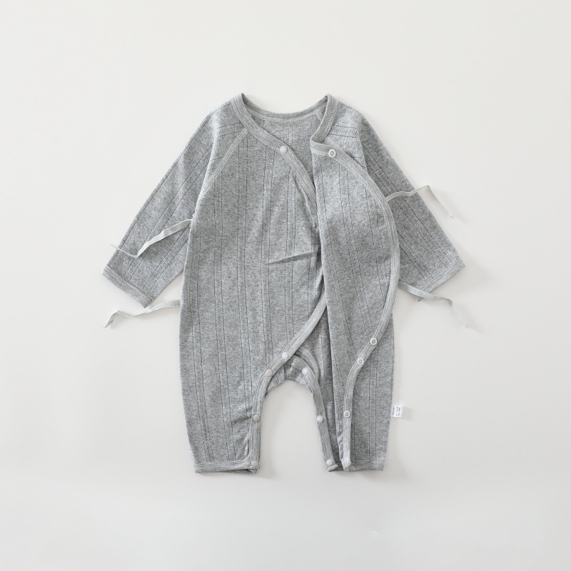 Baby Newborn Tie-Up Romper