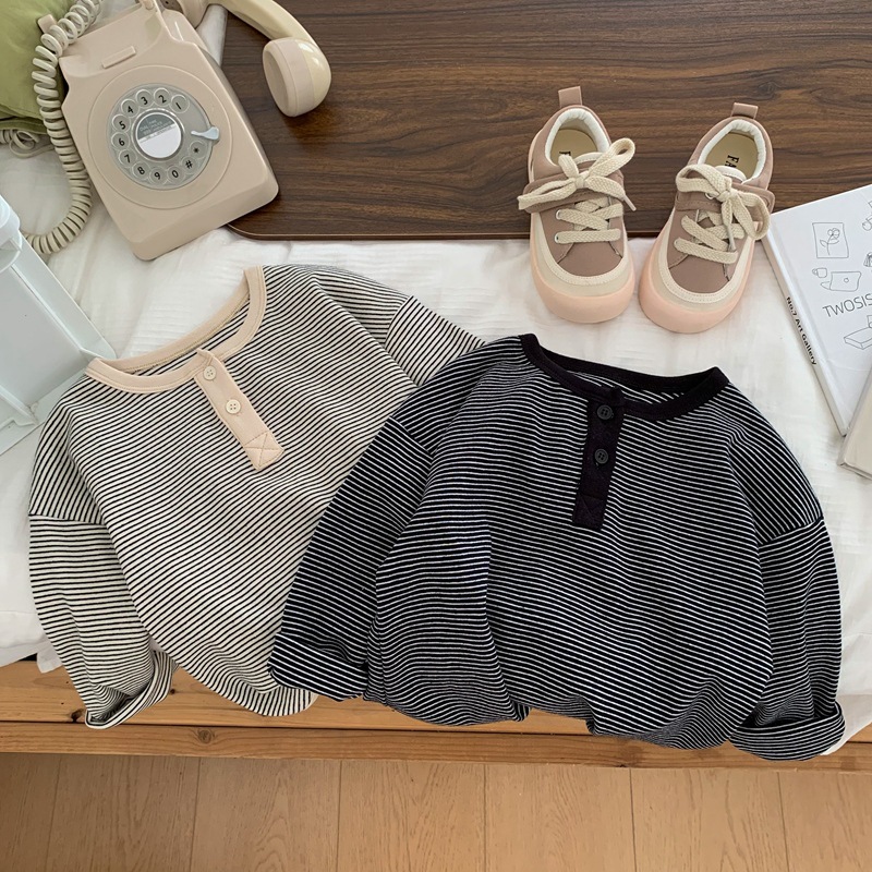 Toddler Striped Bottoming Shirt