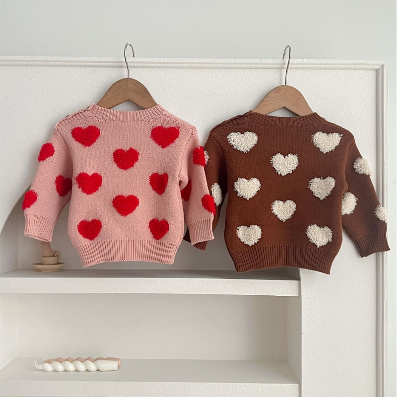 Baby Toddler Girl 3D Love Sweater