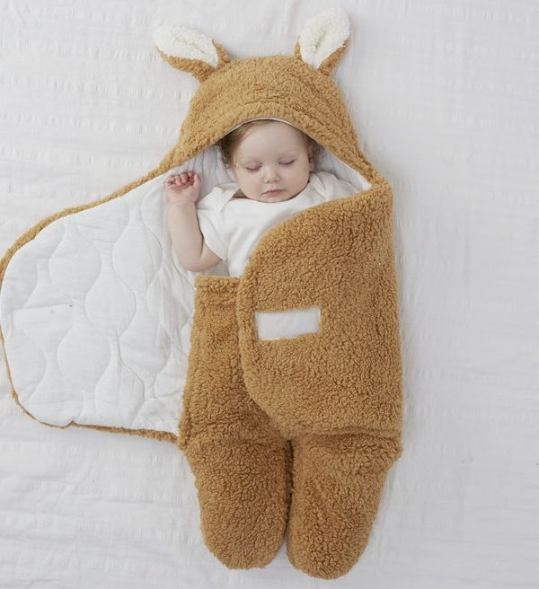 Rabbit Ears Newborn Baby Sleeping Bag