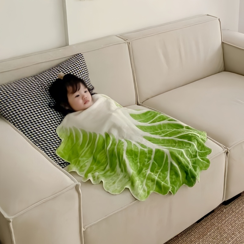 Baby Toddler Green Cabbage Blanket Cover Up