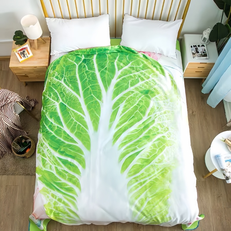 Baby Toddler Green Cabbage Blanket Cover Up