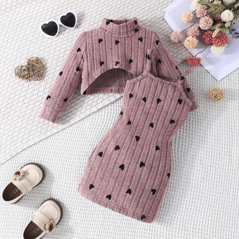 2-Piece Baby Toddler Girls Dress Set