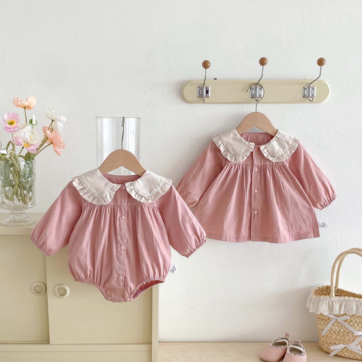 Baby Girl Collared Princess Dress