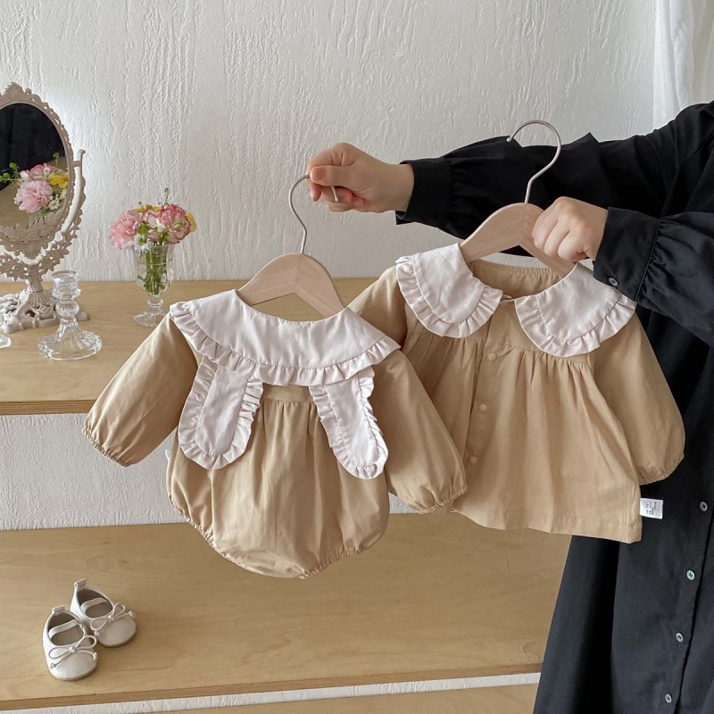 Baby Girl Rabbit Ear Collar Princess Dress