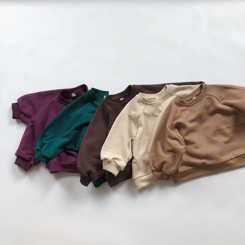 Baby Toddler Solid Color Sweatshirt