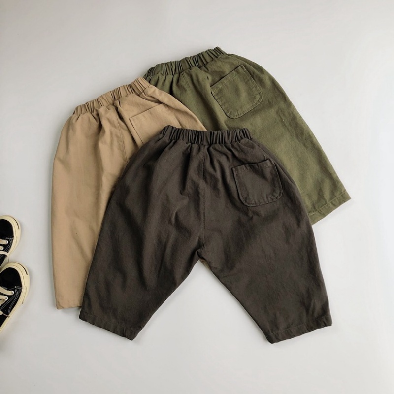 Baby Toddler Twill Casual Carrot Pants