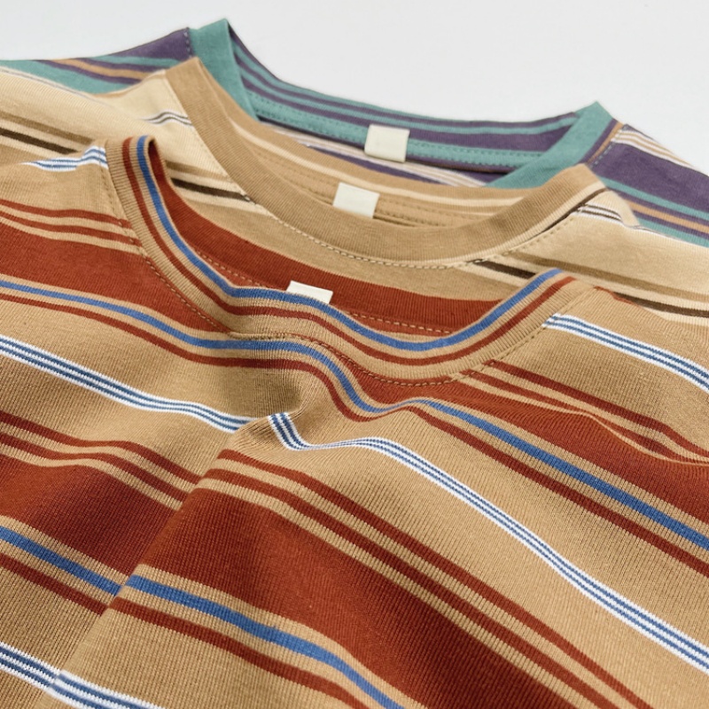 Baby Toddler Color Block Striped T-Shirt Top