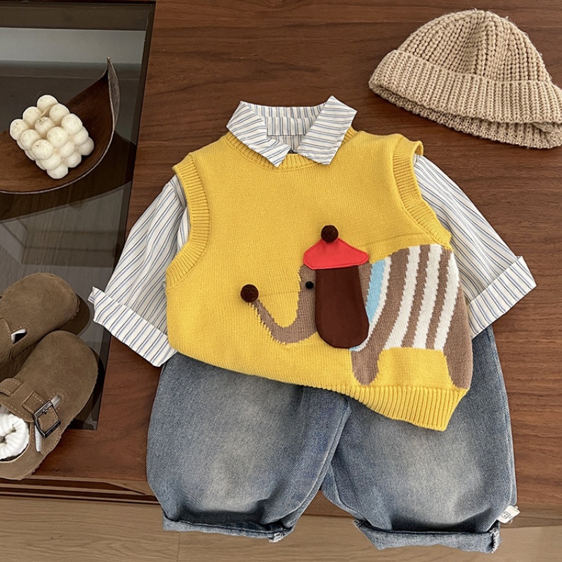 Baby Toddler Knitted Vest Sweater