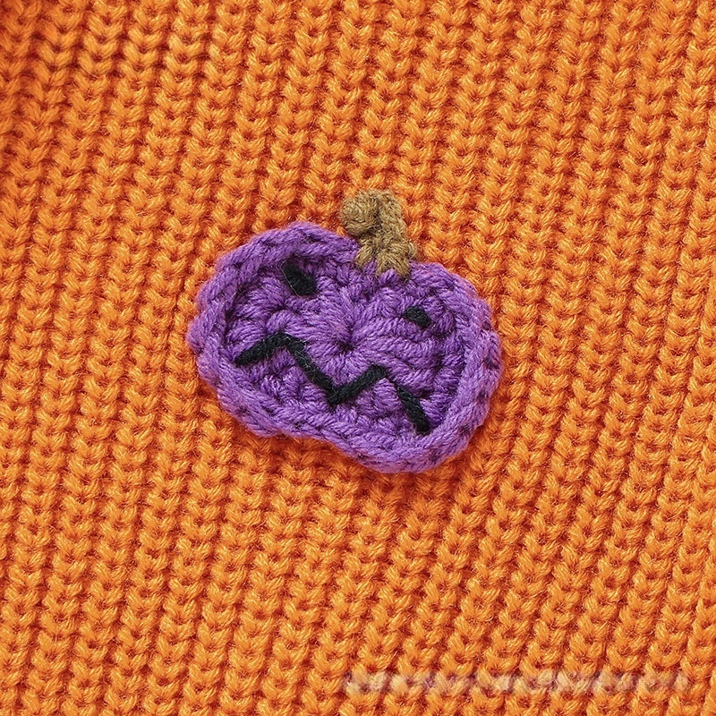Baby Toddler Halloween Pumpkin Print Sweater
