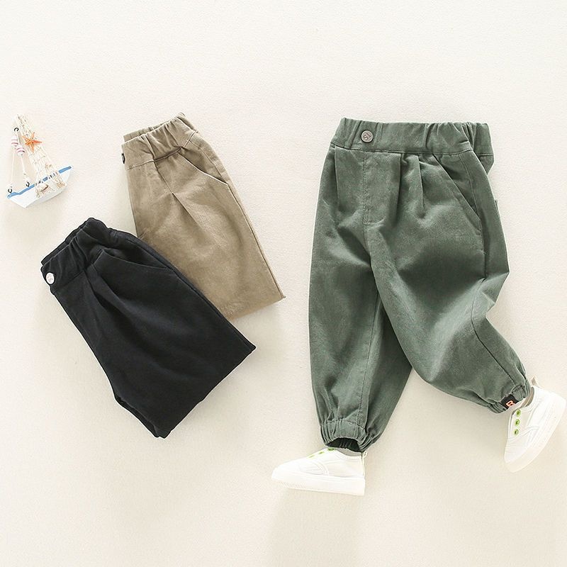 Baby Toddlers Cuffed Casual Pants