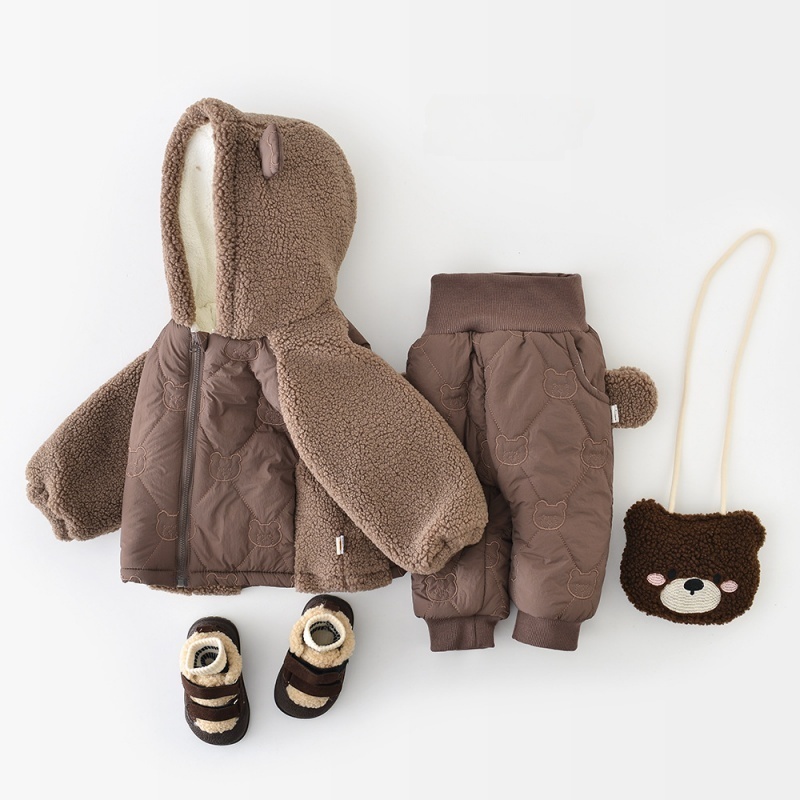 Baby Toddler 2-Piece Bear Warm Set