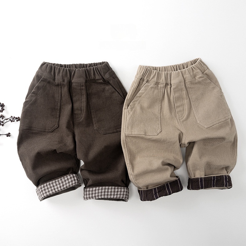 Baby Kids' Casual Fleece Pants