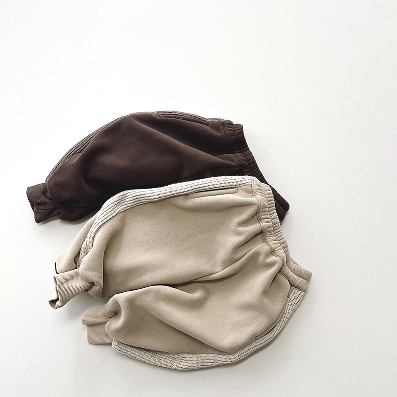 Baby & Kids Patchwork Fleece-Lined Pants