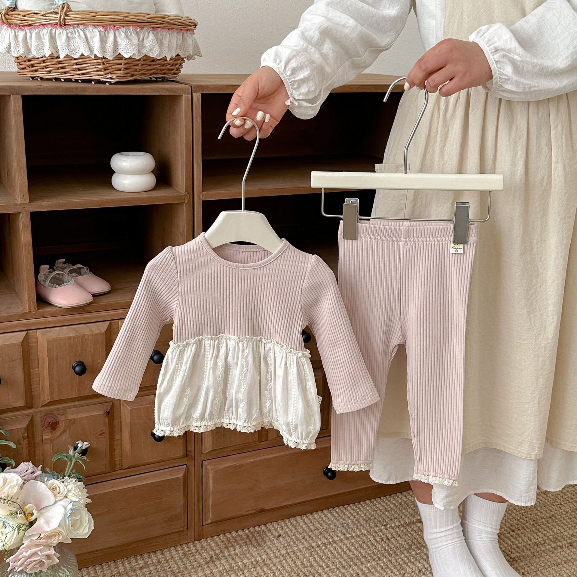 Baby Toddler Girl Lace 2-Piece Sets