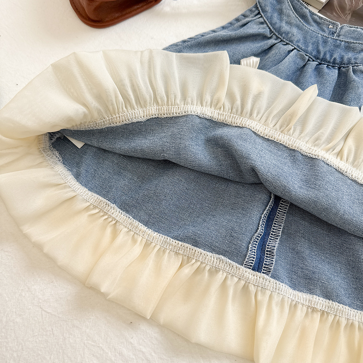 Baby& Kid Denim Halter Top and Pants Set