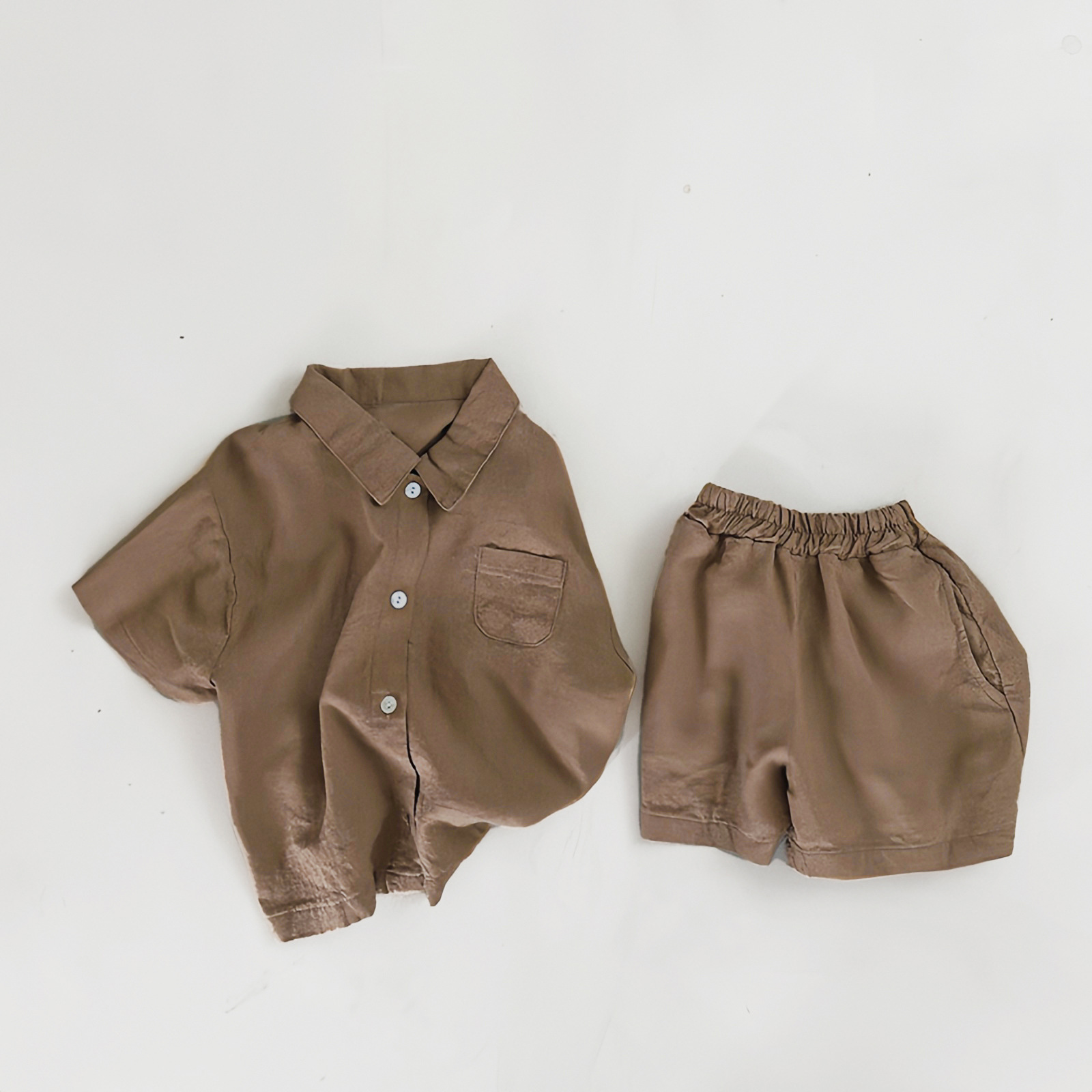 Baby & Kids Collared Shirt Top and Pants Set
