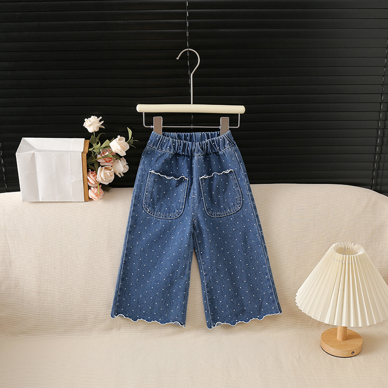 Baby& Kid Polka Dot Jeans