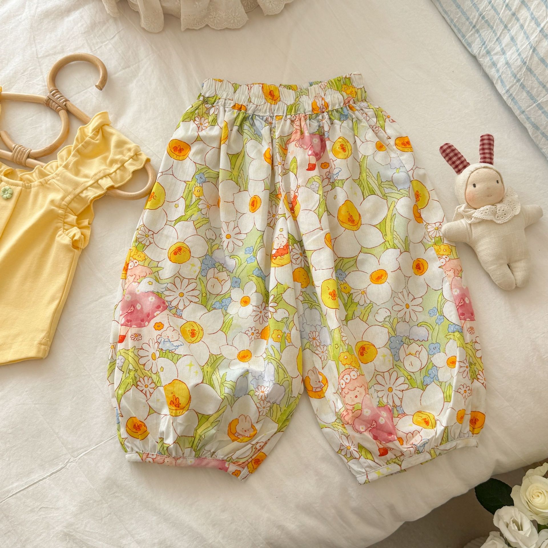 Baby& Kid Floral Pants