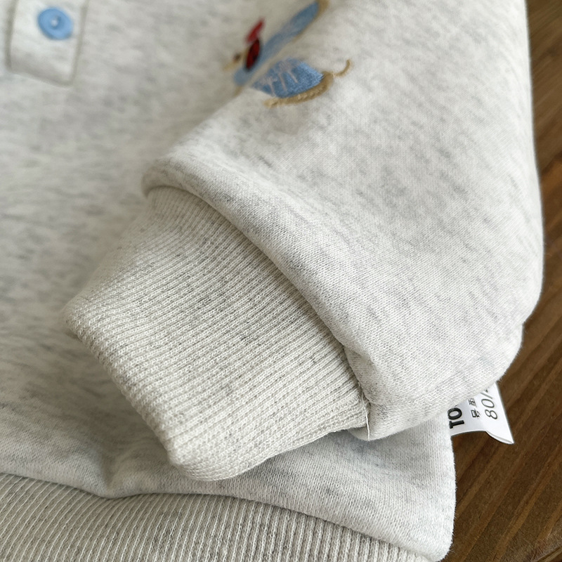 Kids Collared Dachshund Long Sleeved Top and Pants Set