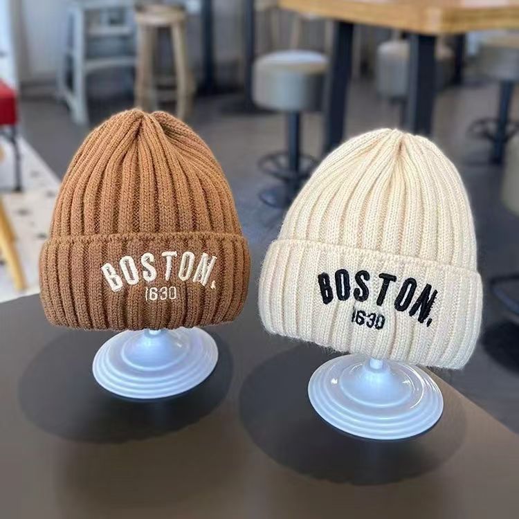 BOSTON Toddler Ribbing Knit Hat