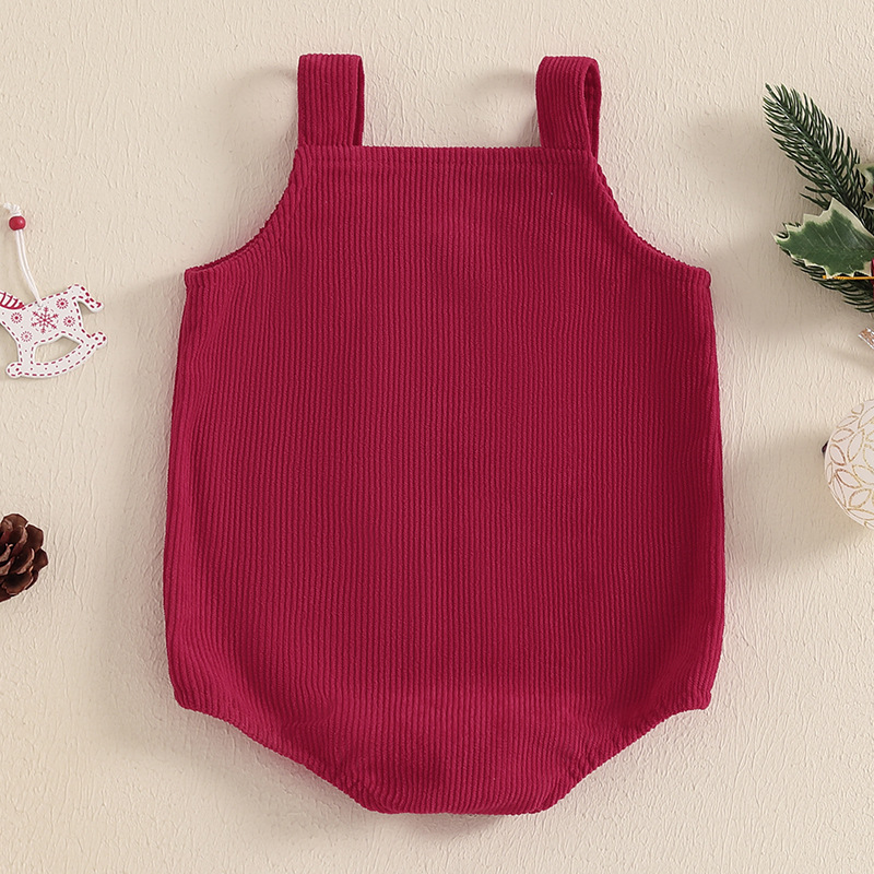 Baby Christmas Tree Corduroy Onesie
