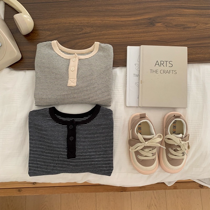 Toddler Striped Bottoming Shirt