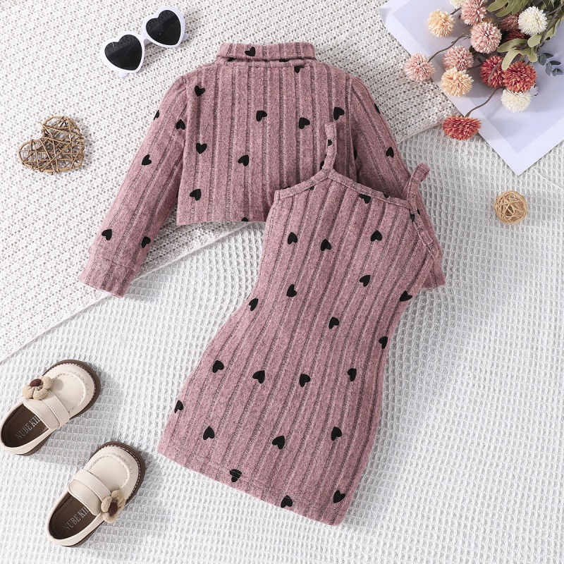 2-Piece Baby Toddler Girls Dress Set