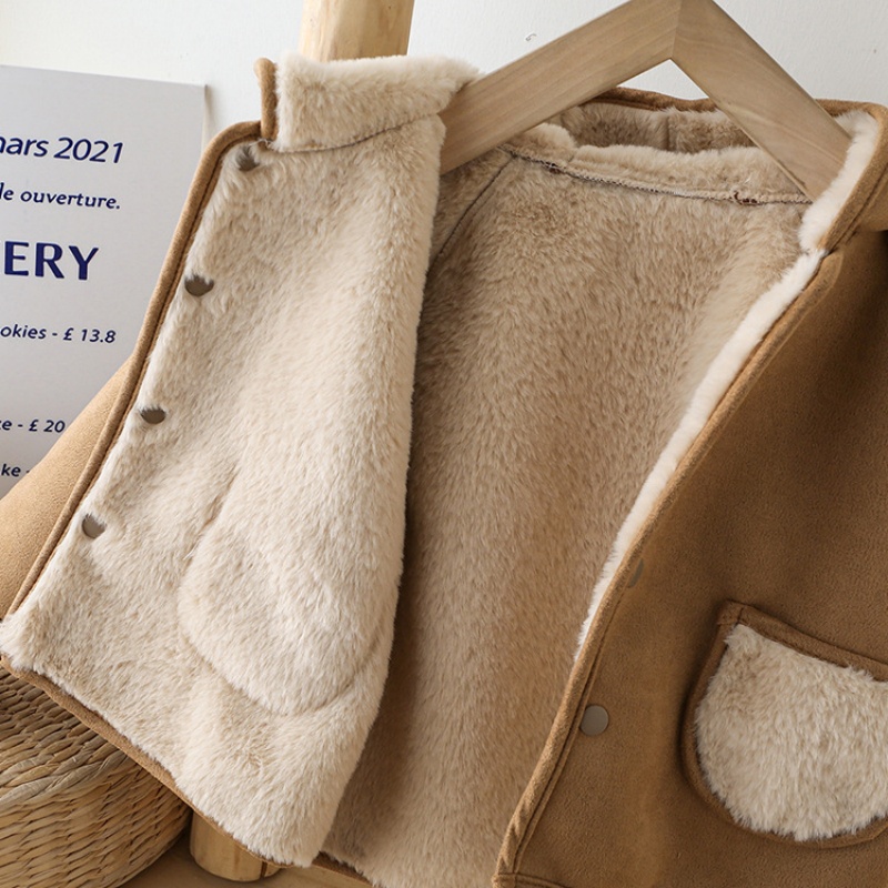 Baby Toddler Brown Padded Warm Outerwear