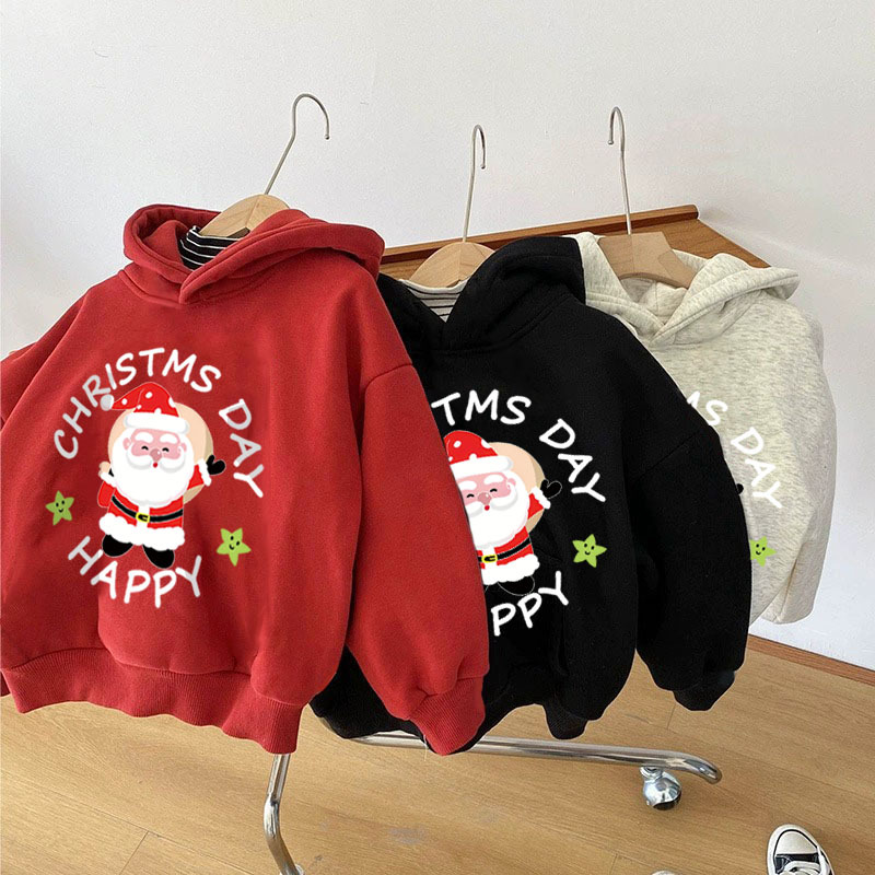 Baby Toddler Christmas Santa Print Sweatshirt