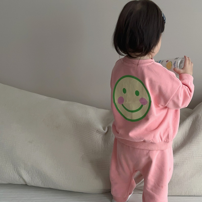 Nice Day Baby Toddler Smiley Sweater Set
