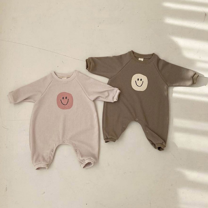 Baby Smiley Long Sleeve Romper