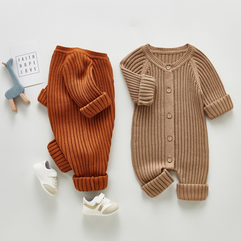 Baby Toddler Long Sleeve Sweater Romper