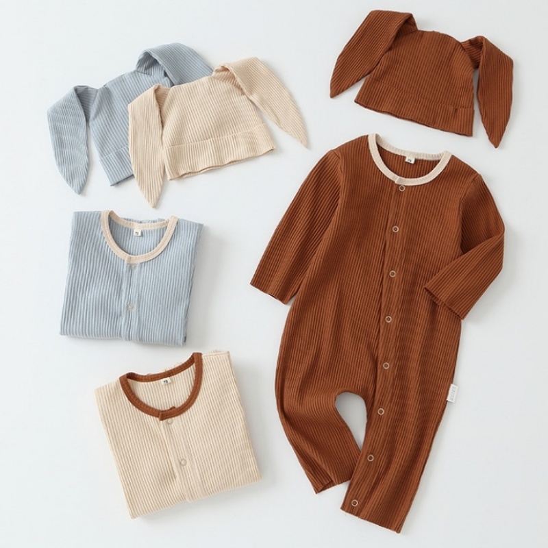 Bunny Ears Baby Newborn Romper ( send hat )