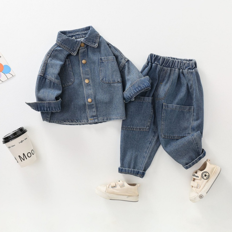 2-Piece Baby Toddler Denim Set