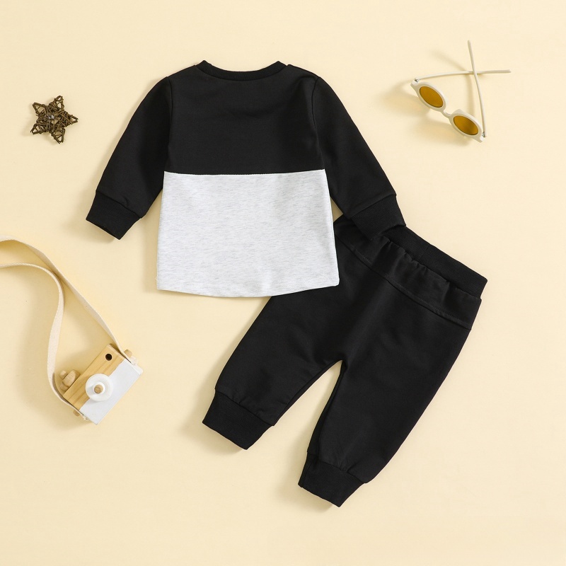 Colorblocked Baby Toddler 2-Piece Sweater Set