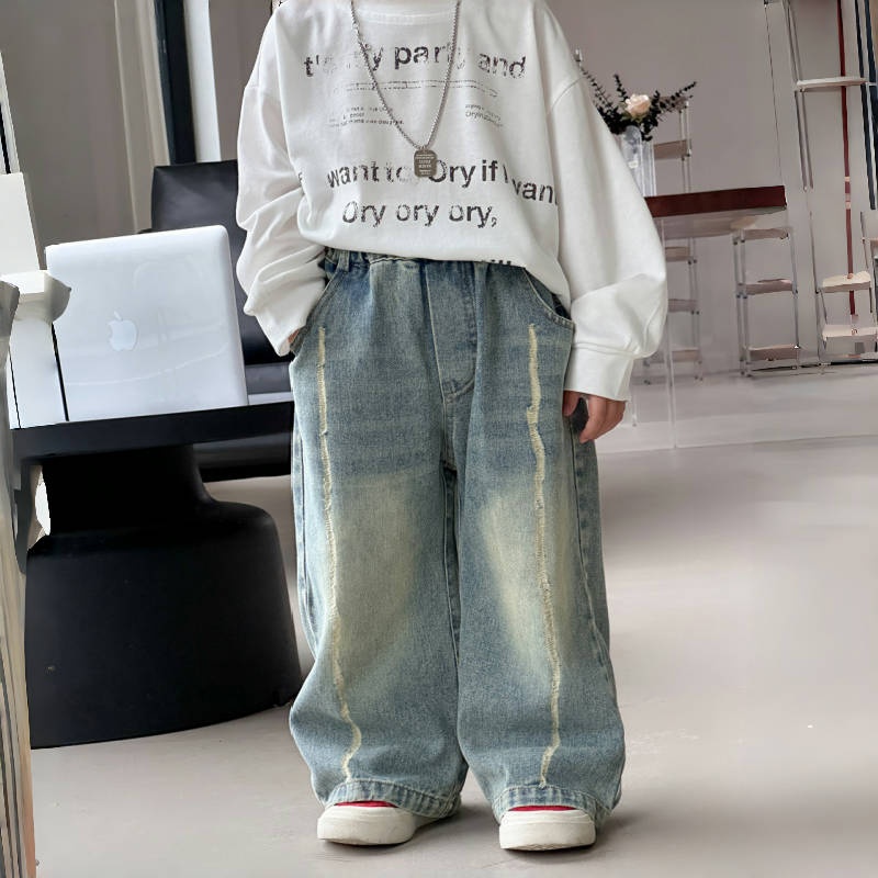 Baby Toddler Boys' Distressed Denim Pants