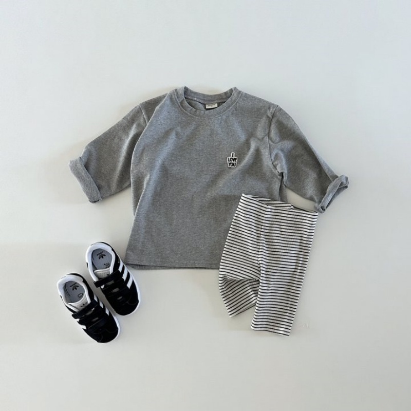 Baby Striped 2-Piece Sports Set