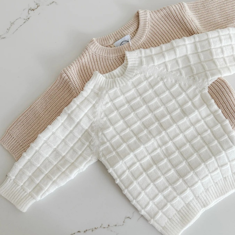 Baby Knitted Sweater Top & Overalls