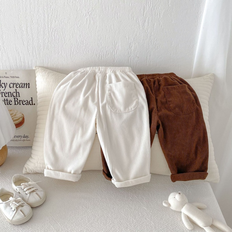 Kids Corduroy Pocket Pants